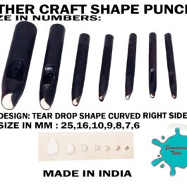 Leather Craft Shape Punch Design Curve Shape Right