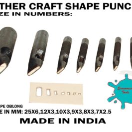 Leather Craft Shape Punch Design Oblong