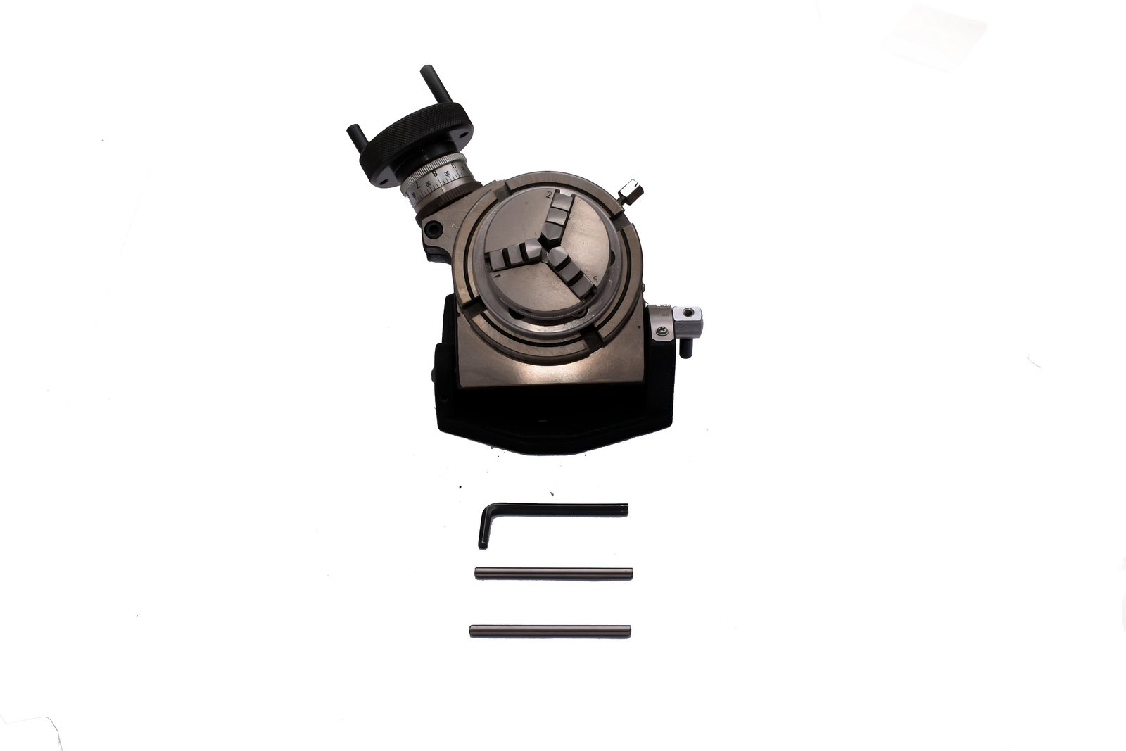 4 Jaw Chuck 3 Inch Tilting Rotary Table With - 80mm Engineering ...